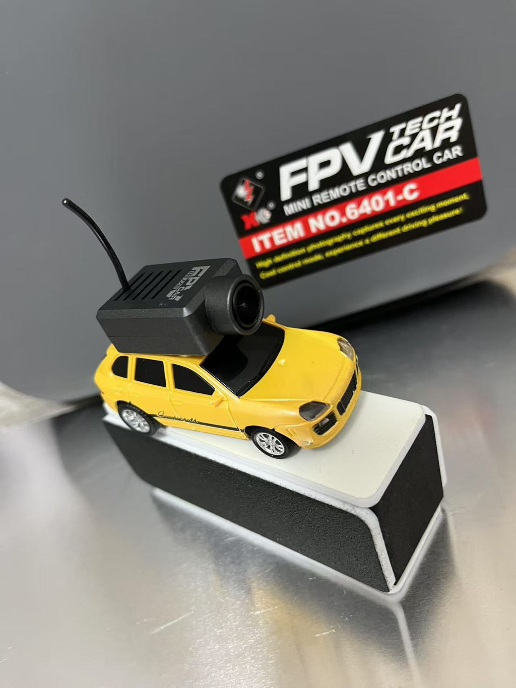 Porsche 1:64 RC Mini Car with Camera